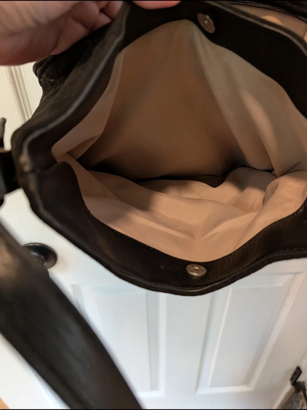 NWT Sondra Roberts Squared Hobo Style Bag In Black